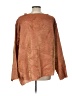 Noble U Brown Long Sleeve Blouse Size L - photo 2