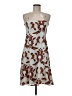 Tocca Paisley Brown Cocktail Dress Size 6 - photo 1