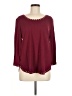 Ruby Rd. Burgundy 3/4 Sleeve Top Size M - photo 1