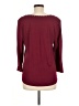 Ruby Rd. Burgundy 3/4 Sleeve Top Size M - photo 2