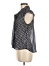 Papaya 100% Polyester Blue Sleeveless Blouse Size M - photo 5