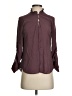 Express Outlet 100% Polyester Burgundy 3/4 Sleeve Blouse Size XS - photo 1