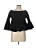 Unbranded Black 3/4 Sleeve Top Size L (estimated) - photo 1