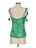 Judith March Green Sleeveless Blouse Size S - photo 2