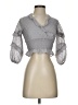 Chelsea & Violet 100% Polyester Gray 3/4 Sleeve Blouse Size S - photo 1