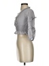 Chelsea & Violet 100% Polyester Gray 3/4 Sleeve Blouse Size S - photo 5