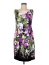 Connected Apparel Floral Purple Cocktail Dress Size 6 - photo 1