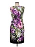 Connected Apparel Floral Purple Cocktail Dress Size 6 - photo 2