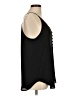 Ann Taylor LOFT 100% Polyester Black Sleeveless Blouse Size M - photo 4