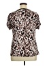 Diana Belle Black Short Sleeve Top Size XL - photo 2