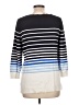 Talbots Outlet 100% Cotton Stripes Blue Pullover Sweater Size L - photo 2