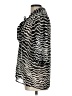 Francesca's Animal Print Silver 3/4 Sleeve Blouse Size L - photo 5
