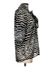 Francesca's Animal Print Silver 3/4 Sleeve Blouse Size L - photo 4