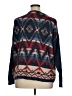 Chaps 100% Cotton Print Blue Pullover Sweater Size XL - photo 2