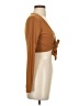 Shein Brown Long Sleeve Top Size S - photo 4
