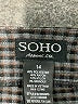 SOHO Apparel Ltd Houndstooth Black Casual Pants Size 14 - photo 7