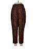 Tucker Animal Print Brown Casual Pants Size M - photo 2