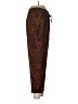 Tucker Animal Print Brown Casual Pants Size M - photo 4
