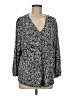 Unbranded Silver Long Sleeve Blouse Size M (estimated) - photo 1