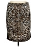 Nue Options Animal Print Brown Casual Skirt Size 14 - photo 1