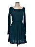 Forever 21 Solid Teal Casual Dress Size M - photo 1