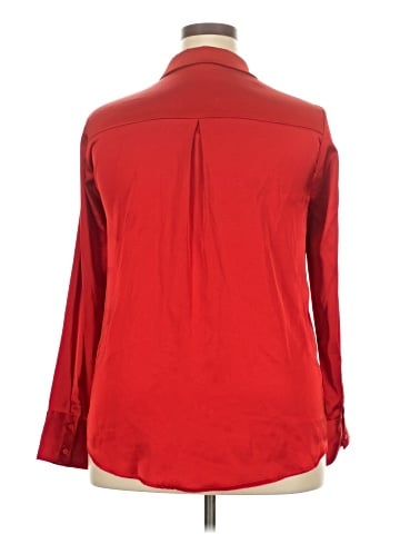 Aqua Long Sleeve Blouse (view 2)