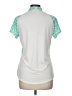 Adidas 100% Polyester Ivory Short Sleeve Polo Size M - photo 2