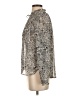 Free People 100% Polyester Paisley Silver Long Sleeve Blouse Size S - photo 5