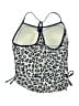 South Point Animal Print Blue Swimsuit Top Size 16 - photo 2