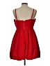 Thirty/Thirty 100% Polyester Solid Red Cocktail Dress Size L - photo 2