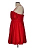Thirty/Thirty 100% Polyester Solid Red Cocktail Dress Size L - photo 5
