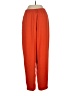 Topshop 100% Polyester Solid Orange Casual Pants Size 2 - photo 2