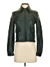 AKRIS 100% Lamb Nappa Green Leather Jacket Size 2 - photo 1