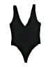 Babaton Solid Black One Piece Swimsuit Size M - photo 1