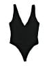 Babaton Solid Black One Piece Swimsuit Size M - photo 2