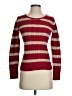 Merona Stripes Burgundy Pullover Sweater Size S - photo 1