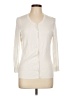 Halogen Ivory 3/4 Sleeve Button-Down Shirt Size L - photo 1