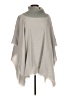 Vince Camuto 100% Polyester Gray Poncho One size - photo 1