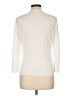 Halogen Ivory 3/4 Sleeve Button-Down Shirt Size L - photo 2