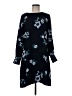 Ann Taylor 100% Polyester Black Casual Dress Size 8 - photo 1
