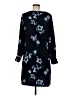 Ann Taylor 100% Polyester Black Casual Dress Size 8 - photo 2
