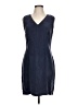 Rabbit Rabbit Rabbit Designs Solid Blue Casual Dress Size L - photo 1