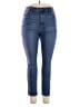 Lands' End Solid Blue Jeans Size 14 - photo 1