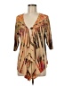 Fantazia Tan 3/4 Sleeve Blouse Size M - photo 1