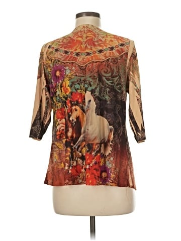 Fantazia 3/4 Sleeve Blouse (view 2)