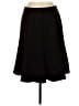 Ann Taylor Solid Black Brown Formal Skirt Size 6 - photo 2