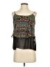 Derek Heart 100% Polyester Black Sleeveless Blouse Size S - photo 1