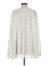 Lane Bryant 100% Polyester Polka Dots Ivory Long Sleeve Blouse Size 22 - 24 Plus - photo 2