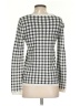 Jones New York Signature Checkered-gingham White Pullover Sweater Size XS - photo 2