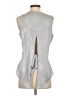 Express 100% Polyester Metallic Silver Sleeveless Top Size S - photo 2